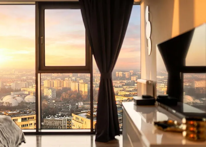 Lägenhet Ans Hanza Tower 15th Floor With View, Swimming Pool Area With Saunas, Viewing Terrace *