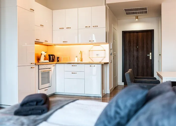 Ans Hanza Tower 15th Floor With View, Swimming Pool Area With Saunas, Viewing Terrace Stettin