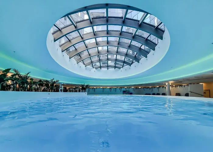 Ans Hanza Tower 15th Floor With View, Swimming Pool Area With Saunas, Viewing Terrace Lejlighed Stettin